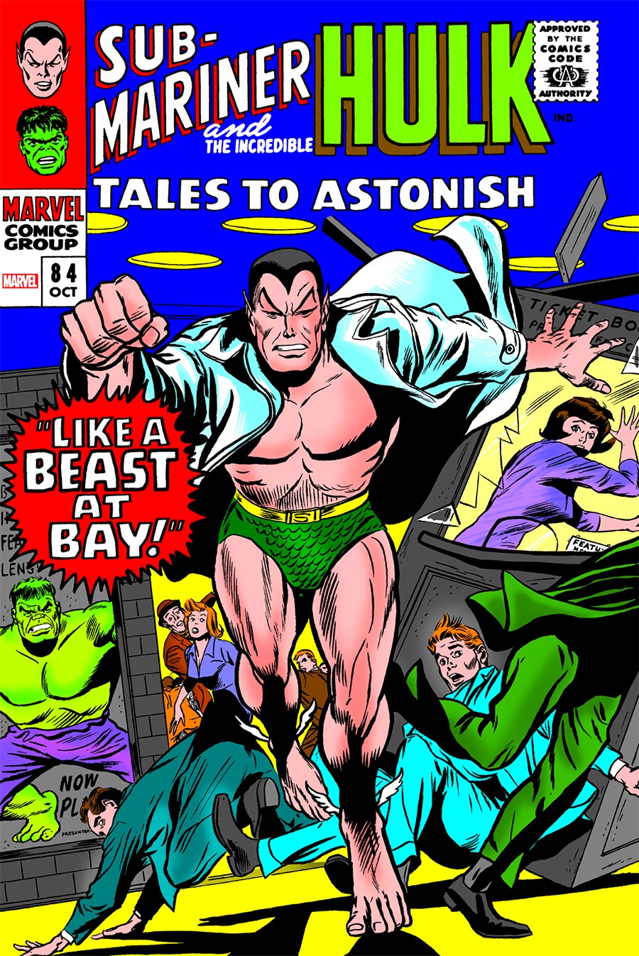 Namor The Sub-Mariner Omnibus Vol 1 HC Direct Market Gene Colan Variant Cover