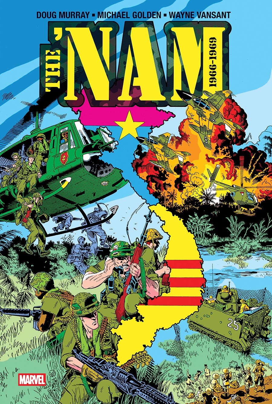 The Nam 1966-1969 Omnibus HC Book Market Michael Golden Cover