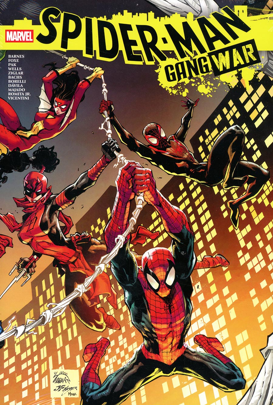 Spider-Man Gang War Omnibus HC Direct Market Ryan Stegman Variant Cover