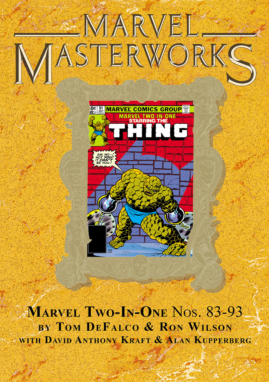 Marvel Masterworks Marvel Two-In-One Vol 8 HC Variant Dust Jacket
