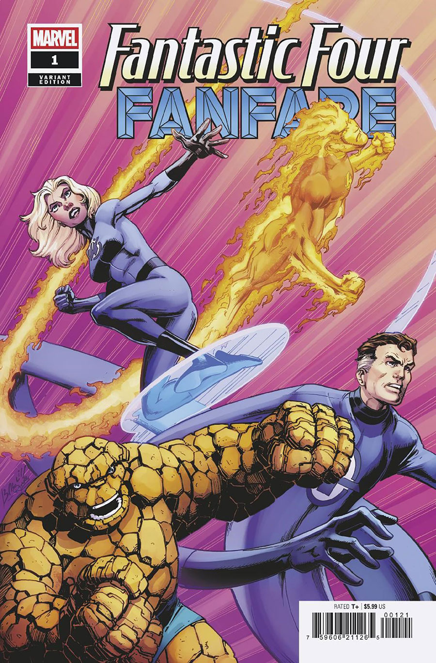 Fantastic Four Fanfare #1 Cover C Variant Mark Bagley Cover