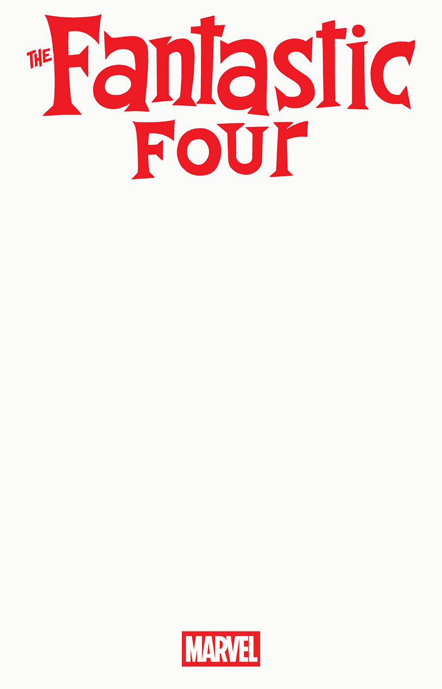 Fantastic Four #5 Cover C Facsimile Edition Variant Blank Cover