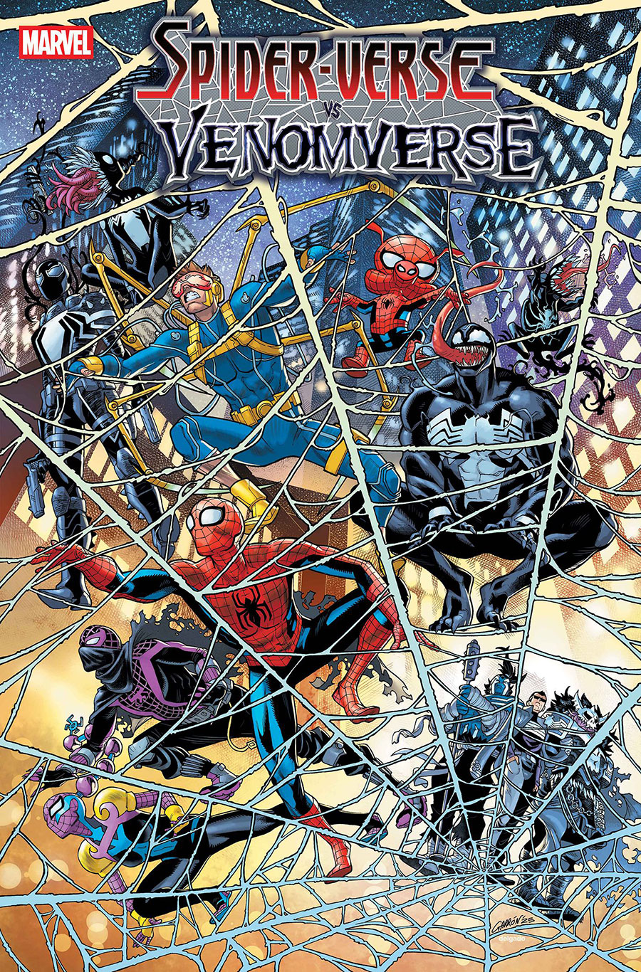 Spider-Verse vs Venomverse #1 Cover D Variant Javier Garron Foil Cover