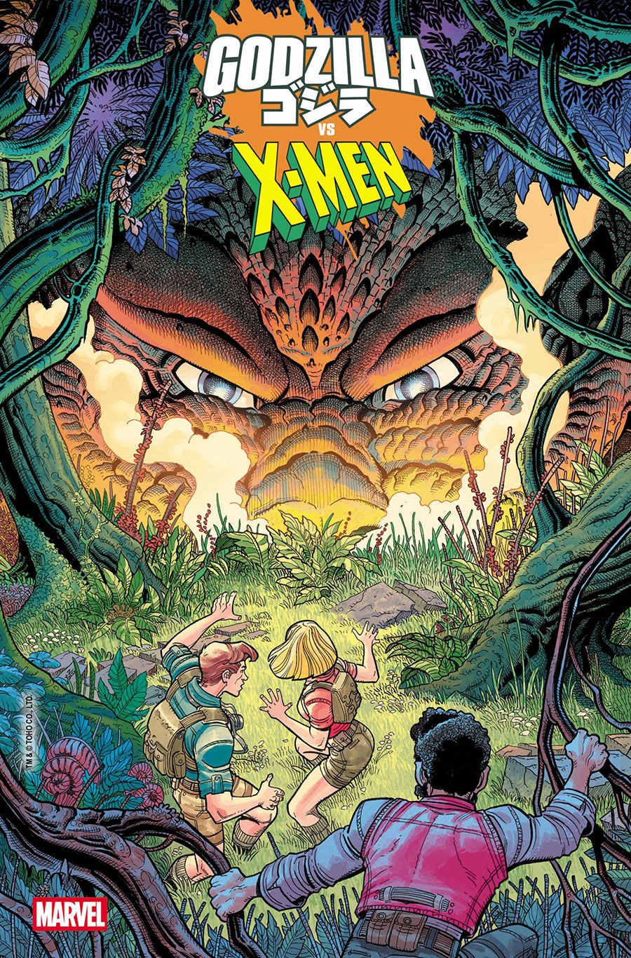 Godzilla vs X-Men #1 (One Shot) Cover C Variant Nick Bradshaw Monster Homage Cover
