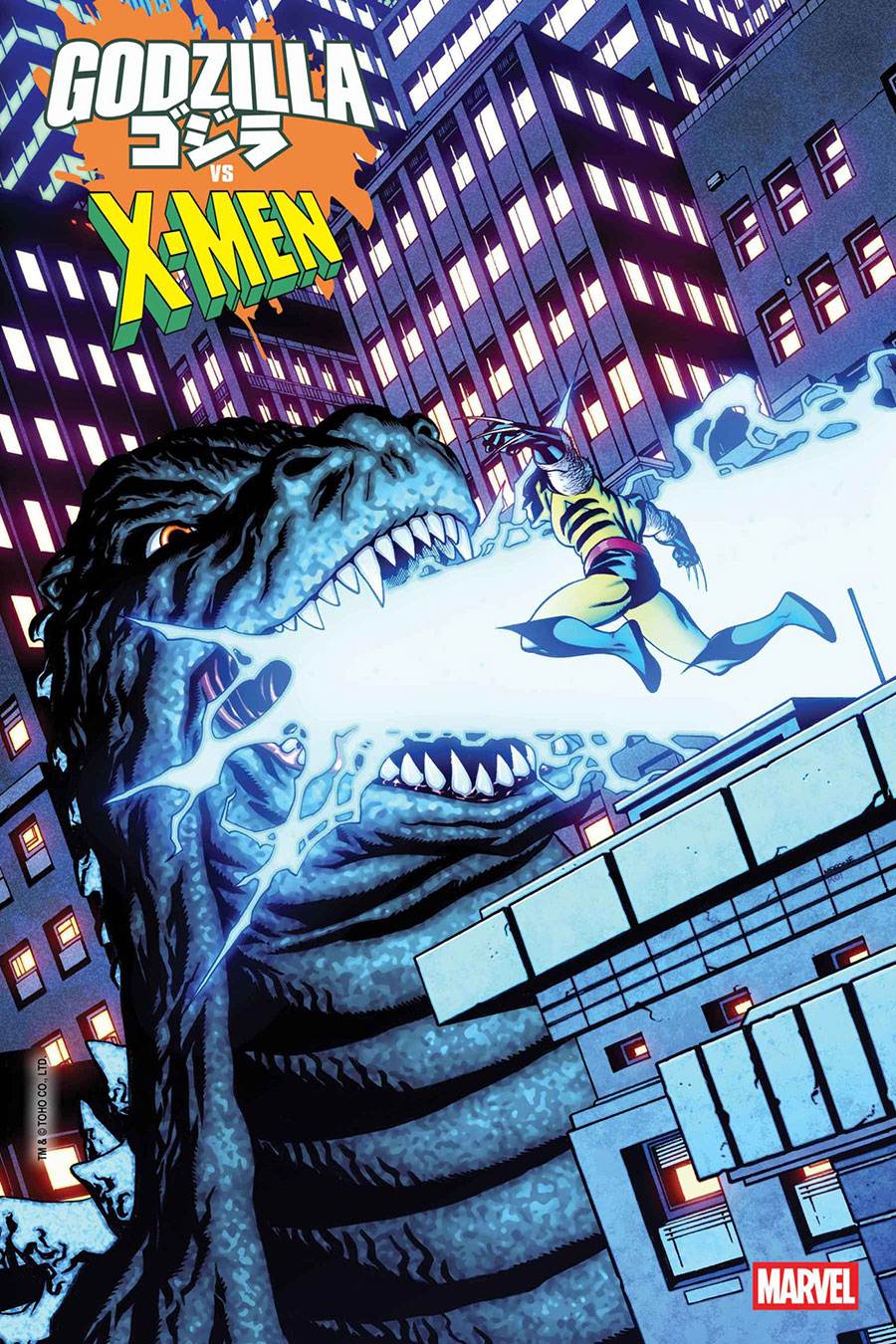 Godzilla vs X-Men #1 (One Shot) Cover G Variant Mike McKone Foil Cover