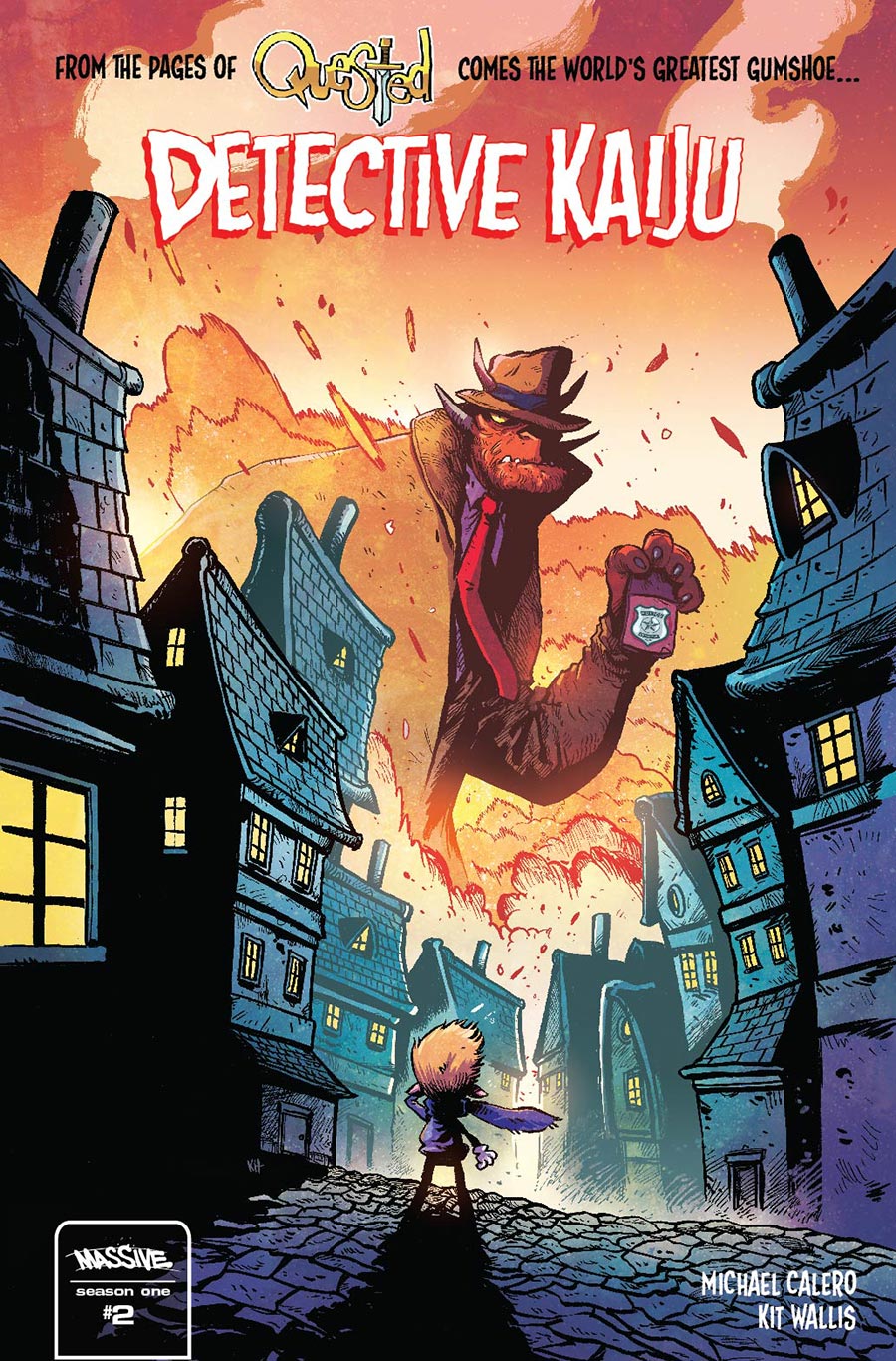 Detective Kaiju #2 Cover A Regular Kit Wallis Cover - RESOLICITED