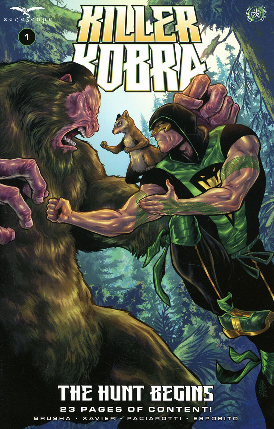 Killer Kobra The Hunt Begins #1 Cover B Variant Guillermo Fajardo Cover