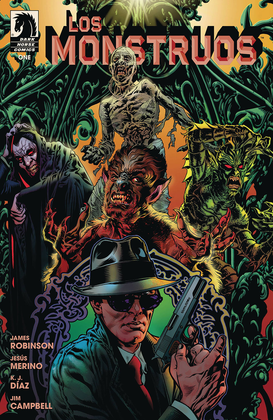 Los Monstruos #1 Cover B Variant Tony Harris Cover