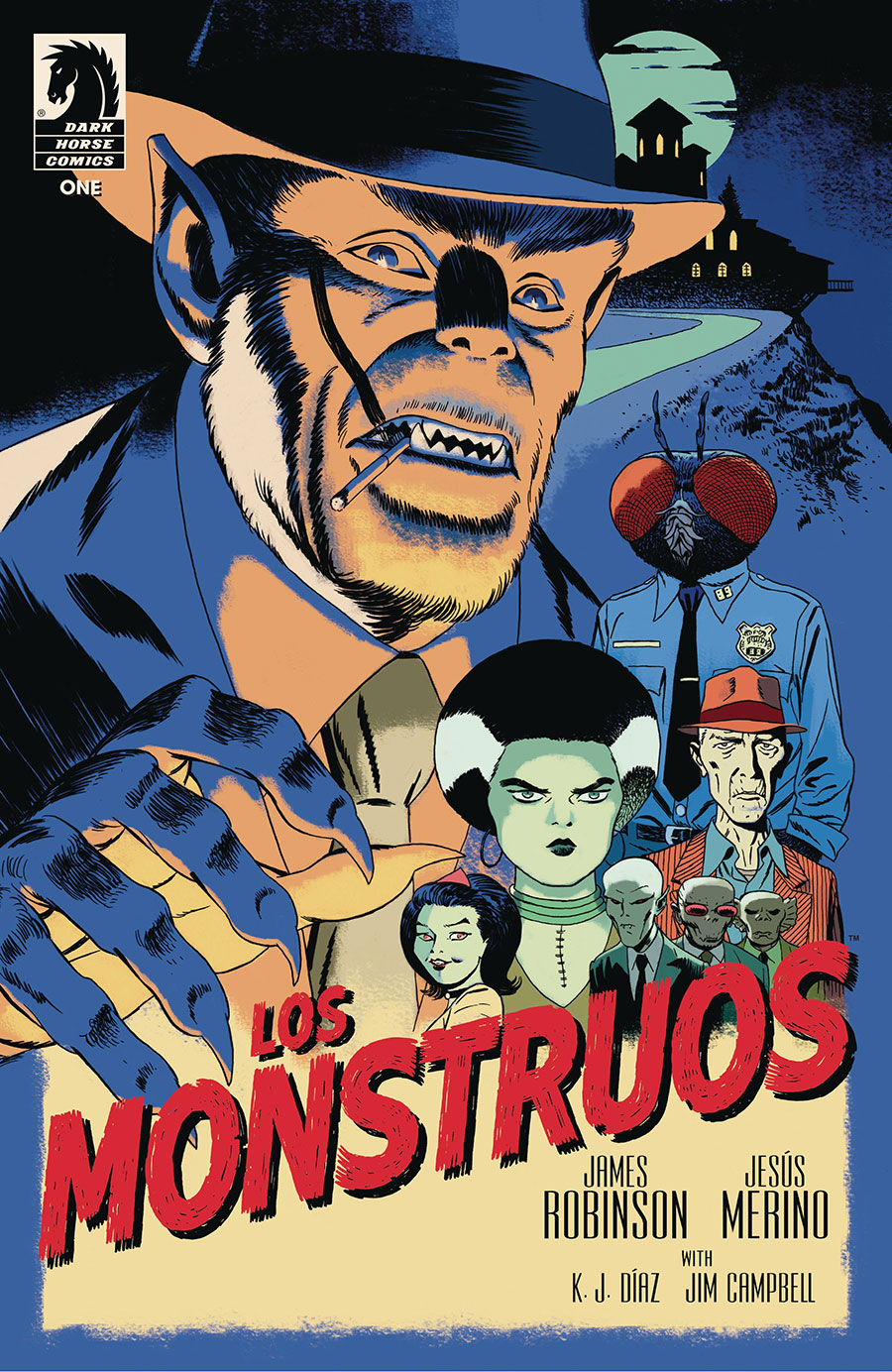 Los Monstruos #1 Cover C Variant Marcos Martin Cover