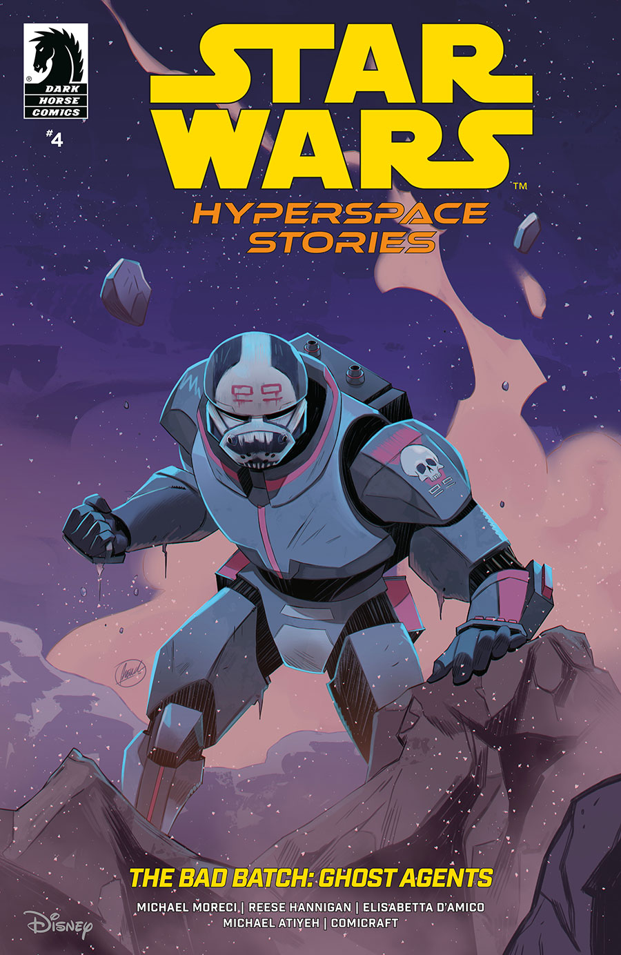 Star Wars The Bad Batch Ghost Agents #4 Cover B Variant French Carlomagno Cover