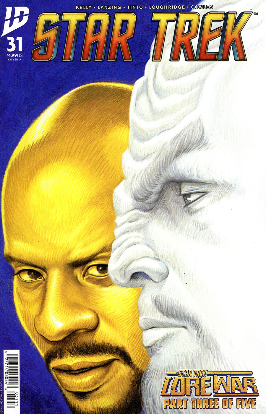 Star Trek (IDW) Vol 2 #31 Cover A Regular Malachi Ward Cover (Lore War Part 3)