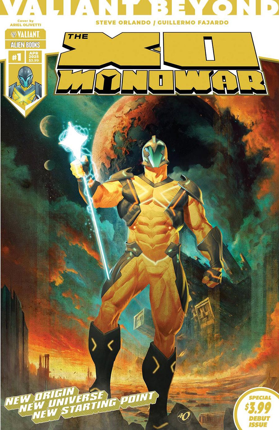Valiant Beyond X-O Manowar #1 Cover A Regular Ariel Olivetti Cover