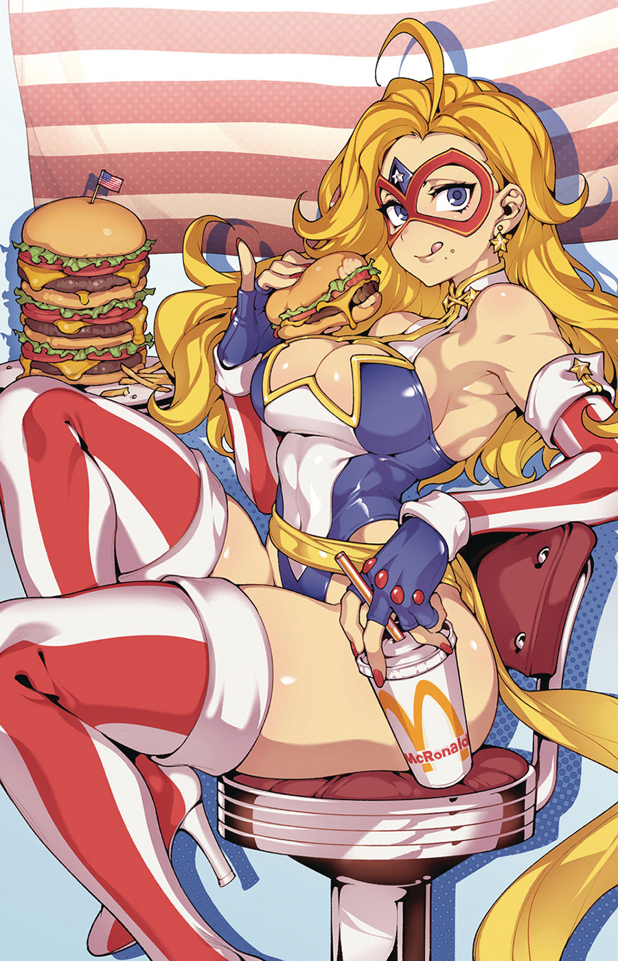 Kamen America Vol 9 Patriot Dream #1 (One Shot) Cover B Variant Fishine Chen Cover