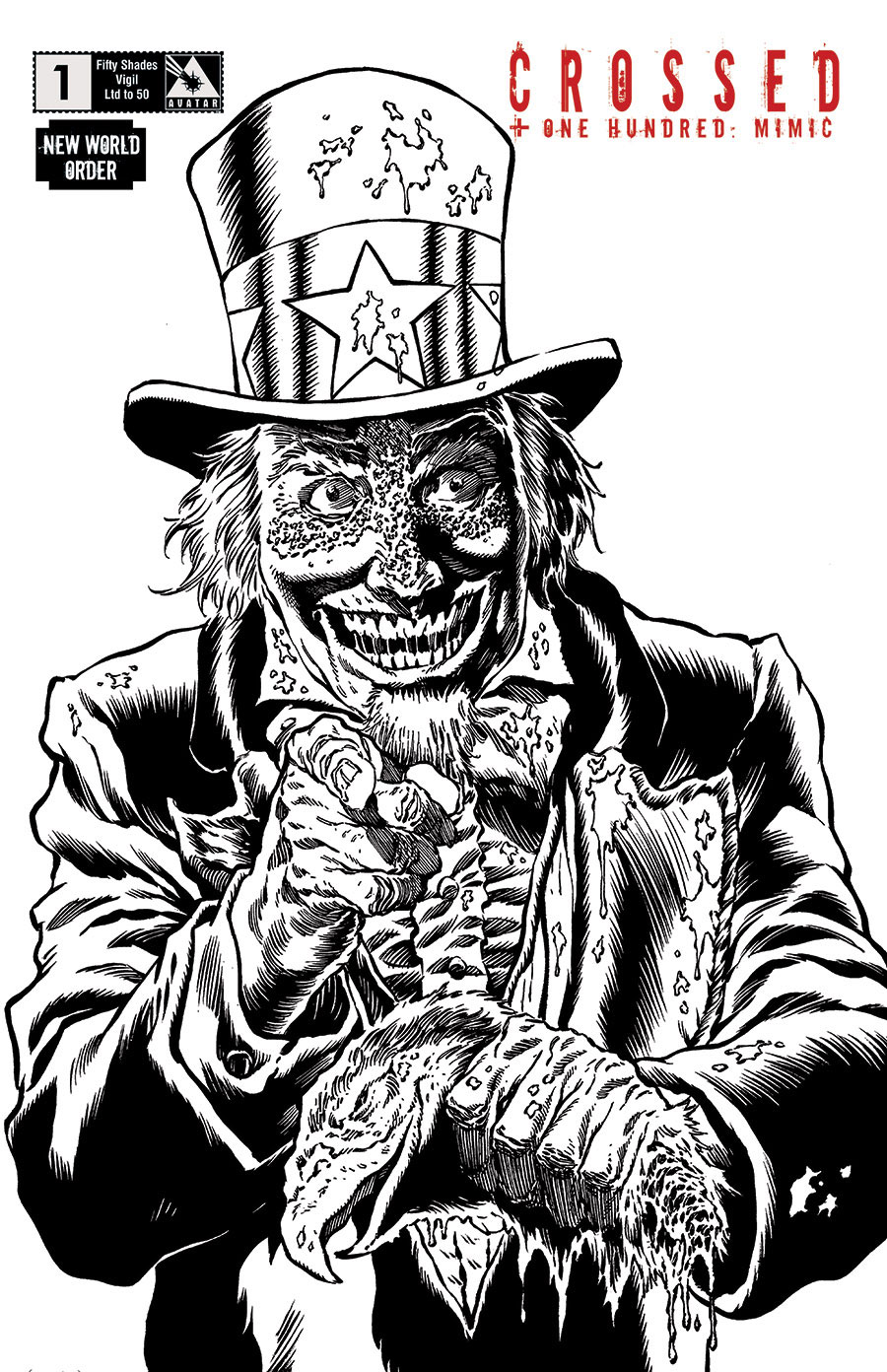 Crossed Plus 100 Mimic Bloody 50 Shades Covers Bag Set (2-Count)