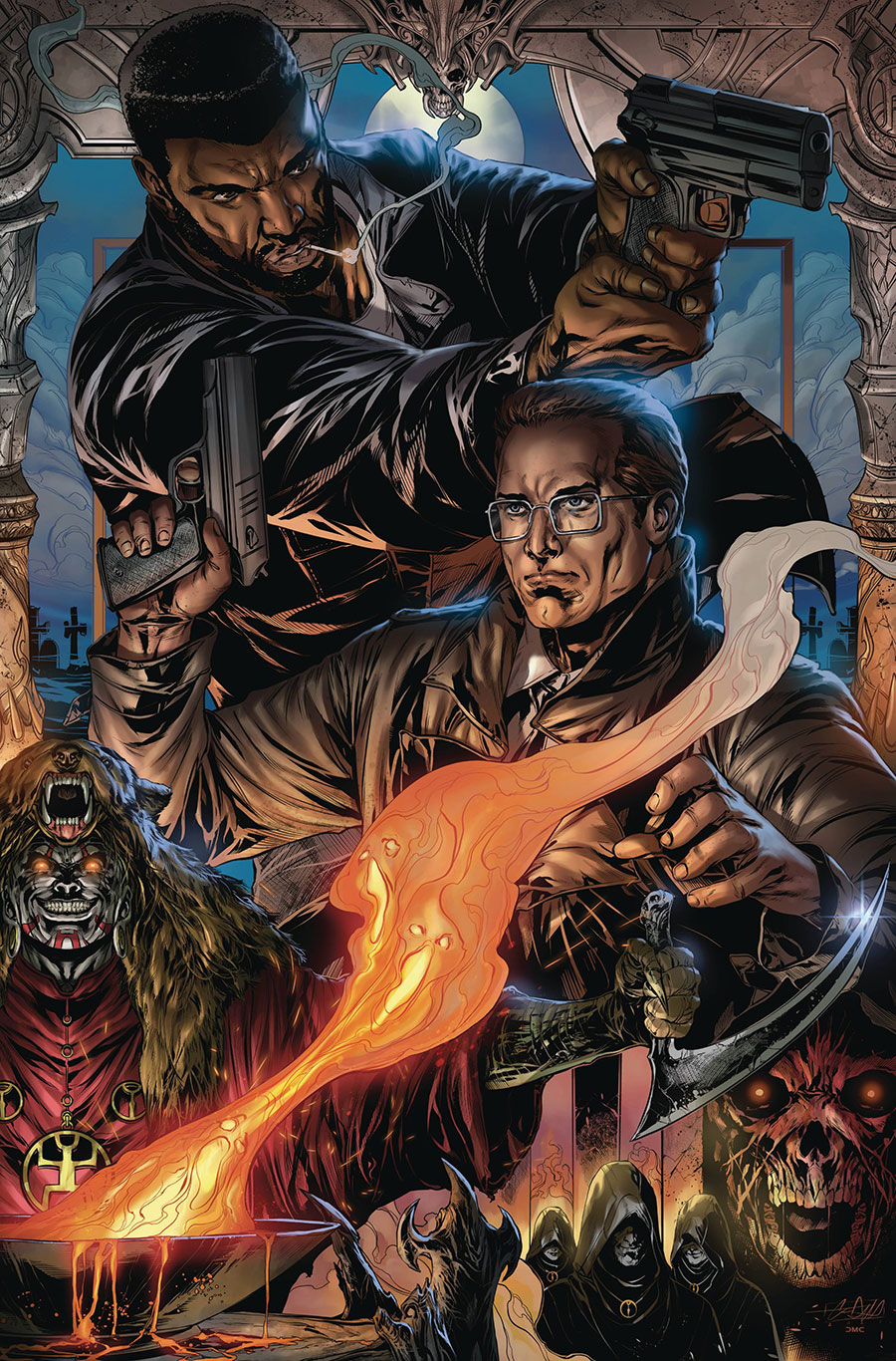 Dead Detective #3 Cover D Special Caanan White Virgin Variant Cover