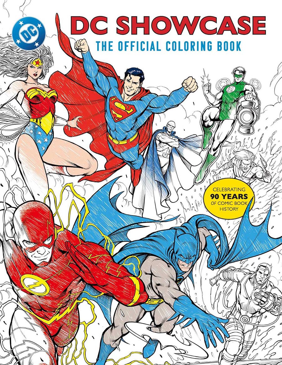 DC Comics 90th Anniversary Official Coloring Book SC