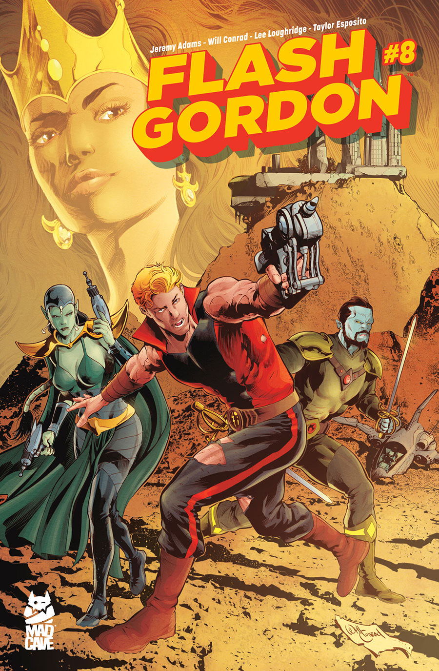 Flash Gordon Vol 8 #8 Cover A Regular Will Conrad Cover