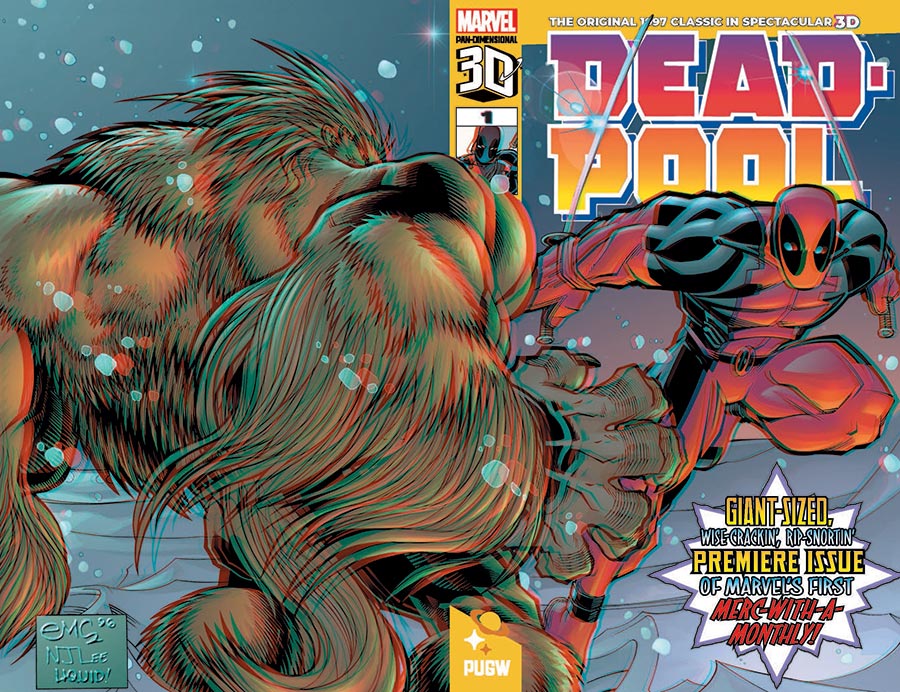Deadpool Vol 2 #1 Cover H Pan-Dimensional 3D Edition