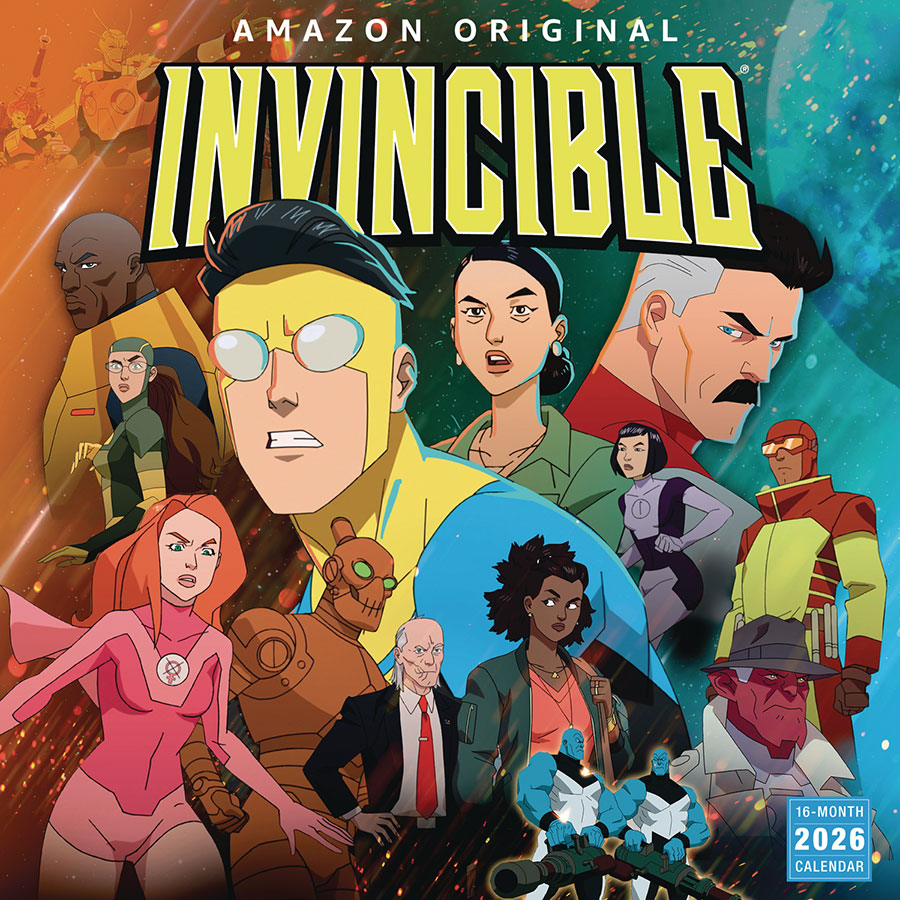 Invincible (Amazon Original Series) 2026 Wall Calendar