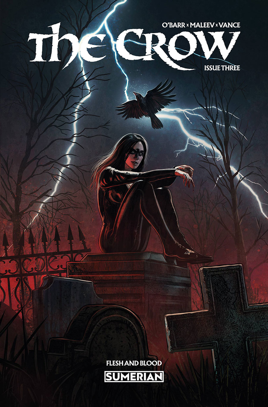 Crow Flesh And Blood (Sumerian Comics) #3 Cover A Regular Eduardo Schaal Cover