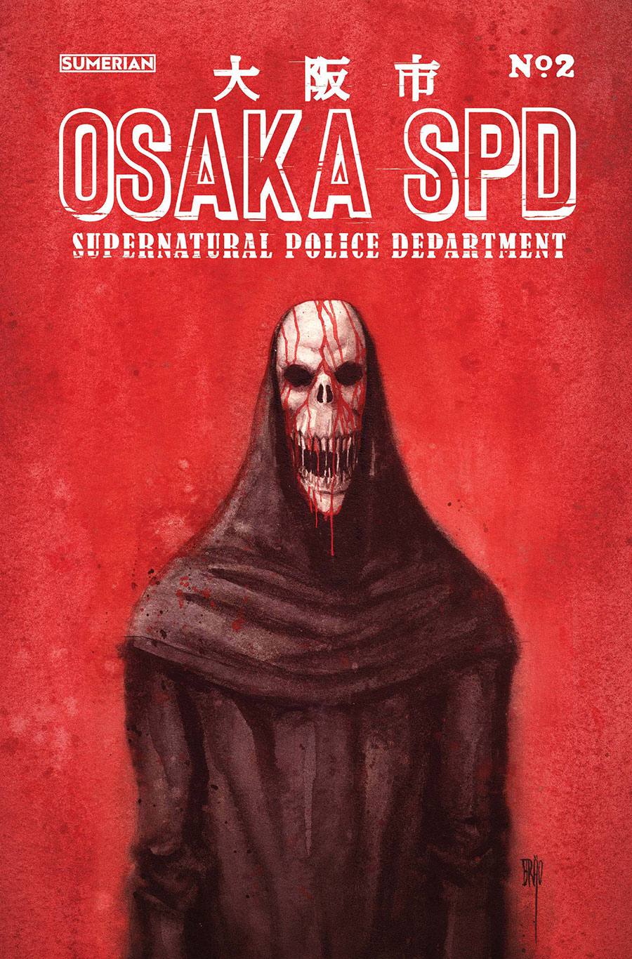 Osaka SPD (Supernatural Police Department) #2 Cover C Variant Brao Cover