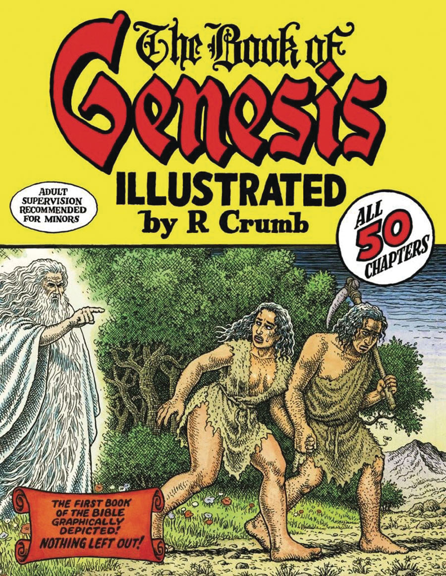 Book Of Genesis Illustrated By Robert Crumb HC New Printing