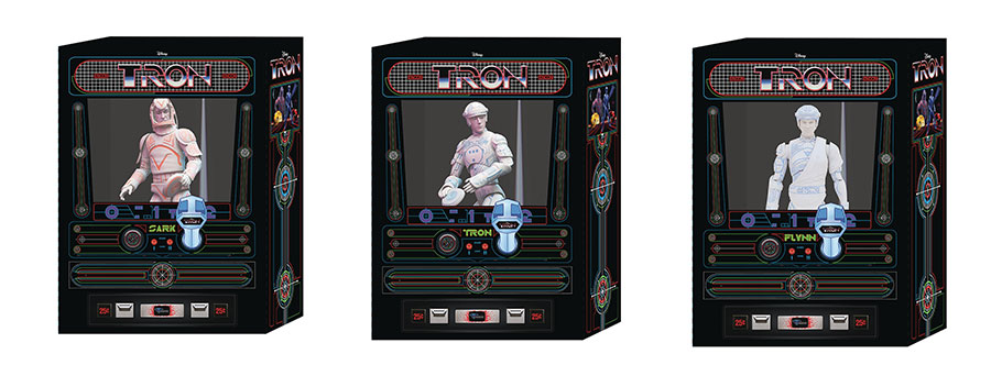 Tron Deluxe Action Figure Arcade Packaging Series 1 Assortment Case