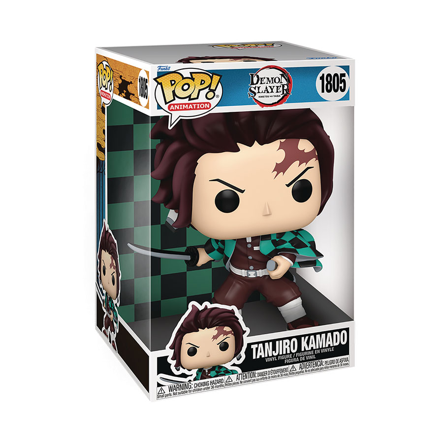 POP Jumbo Demon Slayer Kimetsu No Yaiba Tanjiro Kamado Vinyl Figure