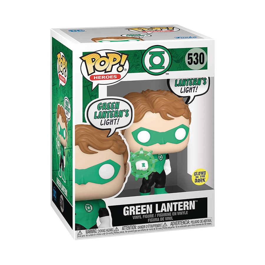 POP Heroes DC Green Lantern Oath Glow Vinyl Figure