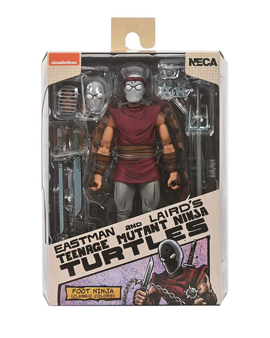 Teenage Mutant Ninja Turtles Mirage Comics Foot Ninja Classic Colors 7-Inch Action Figure