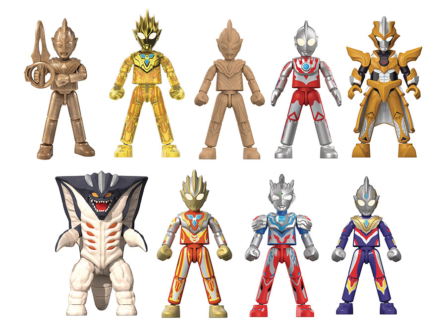 Blokees Ultraman Galaxy Version Wave 2 9-Piece Display