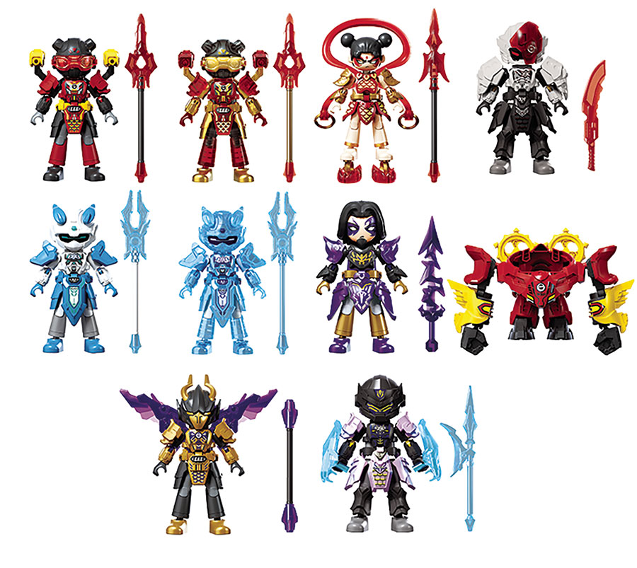 Blokees Figures Hero Infinity Galaxy Version Wave 2 9-Piece Display