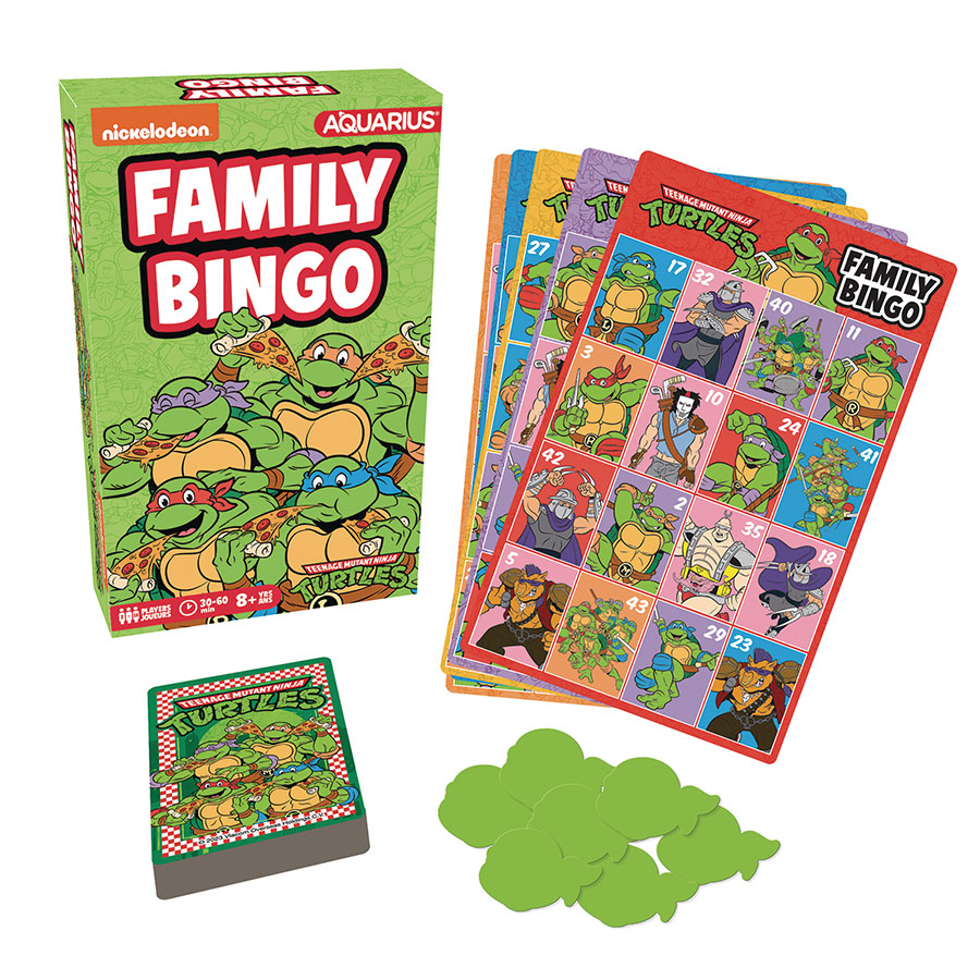 Teenage Mutant Ninja Turtles Family Bingo Game