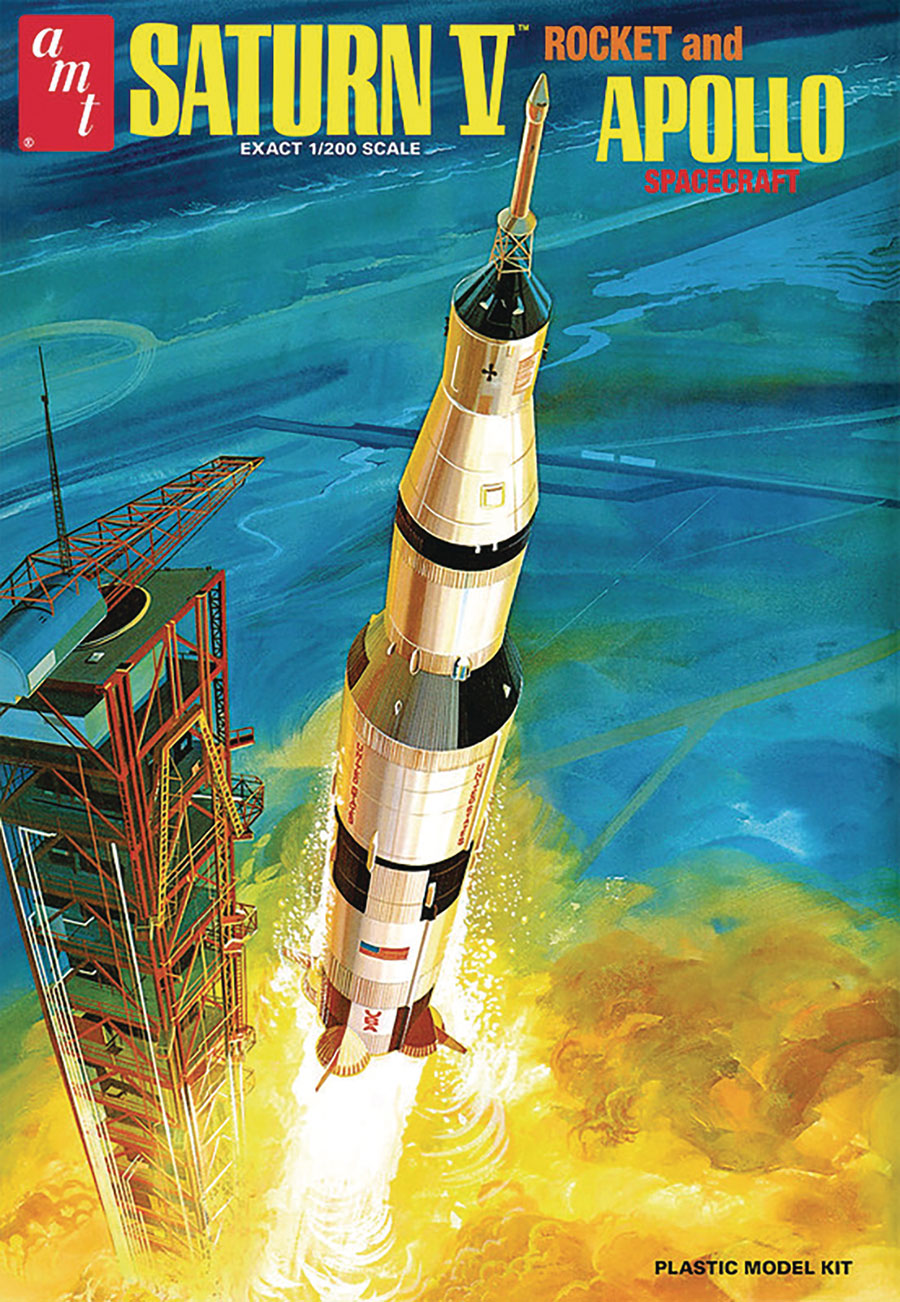 Saturn V Rocket 1/200 Scale Model Kit