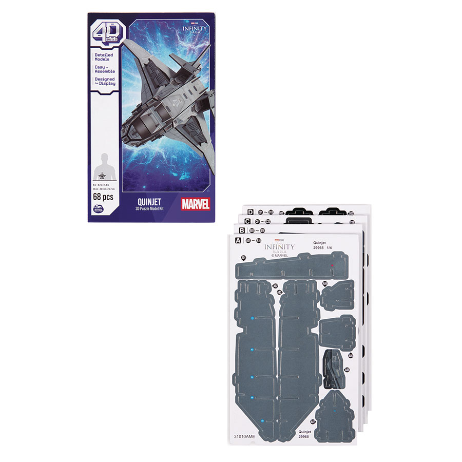Puzz4D Marvel Avengers Quinjet Puzzle