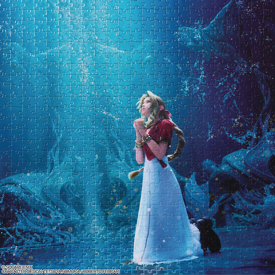 Final Fantasy VII Rebirth Aerith Key Art 1000-Piece Jigsaw Puzzle