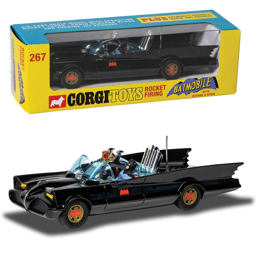 Corgi 1966 Batmobile With Batman & Robin 1/46 Scale Die-Cast Vehicle