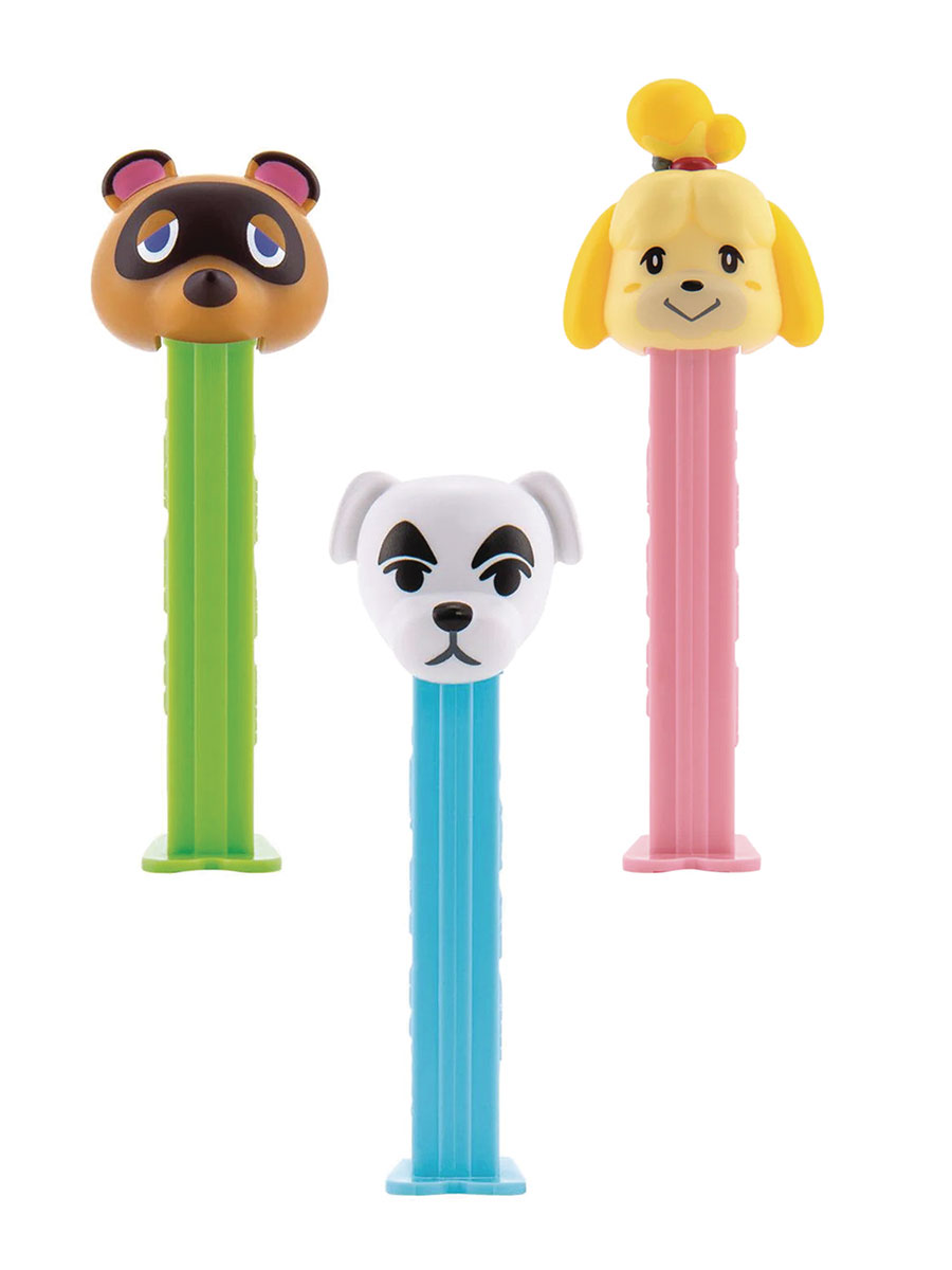PEZ Nintendo Animal Crossing Dispenser 6-Piece Blister Assortment Case