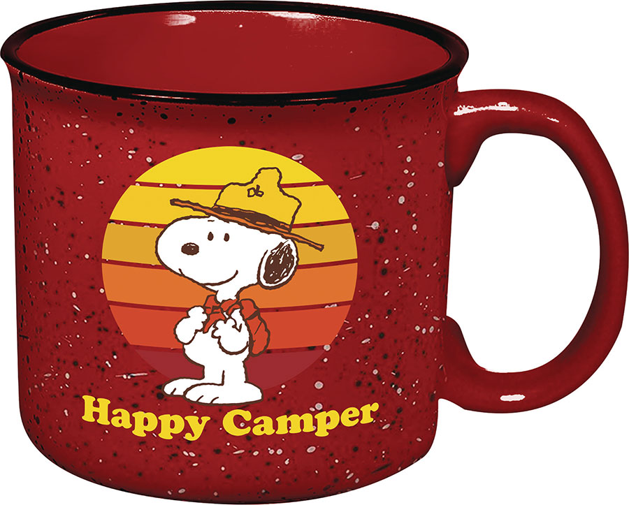 Peanuts Happy Camper Campfire 20-Ounce Mug