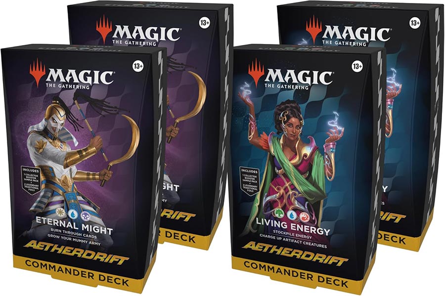 Magic The Gathering Aetherdrift Commander Deck (4-Count)