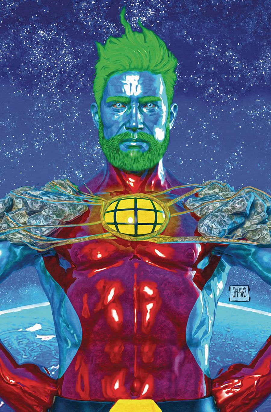 Captain Planet And The Planeteers Vol 2 #1 Cover M Incentive Mark Spears Foil Virgin Cover
