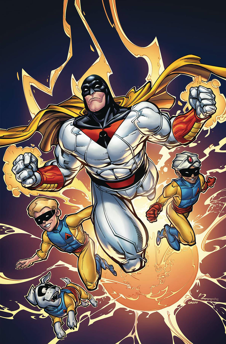 Space Ghost Jonny Quest SpaceQuest #2 Cover O Incentive Chad Hardin Virgin Cover