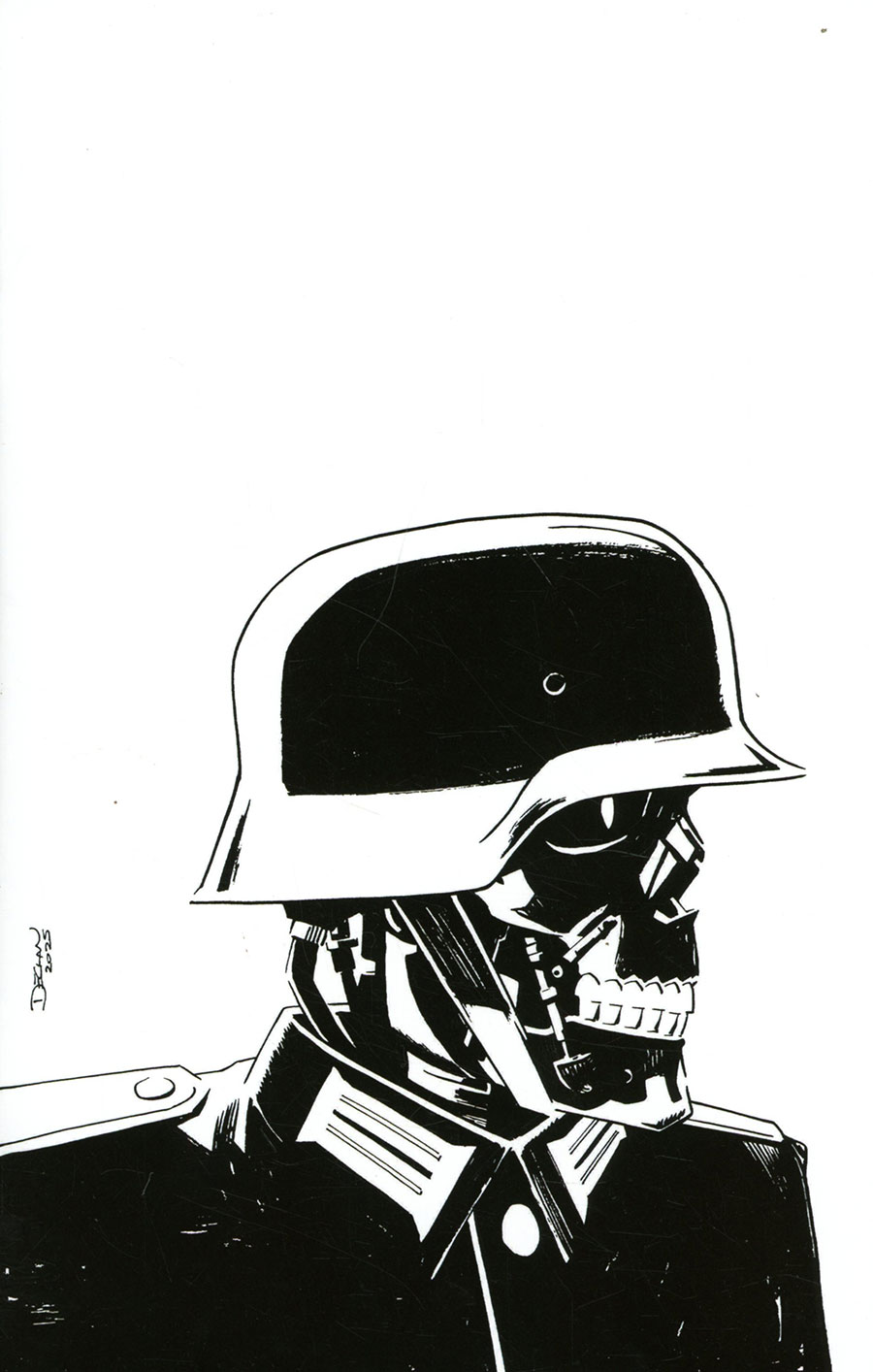 Terminator Vol 4 #7 Cover H Incentive Declan Shalvey Line Art Virgin Cover