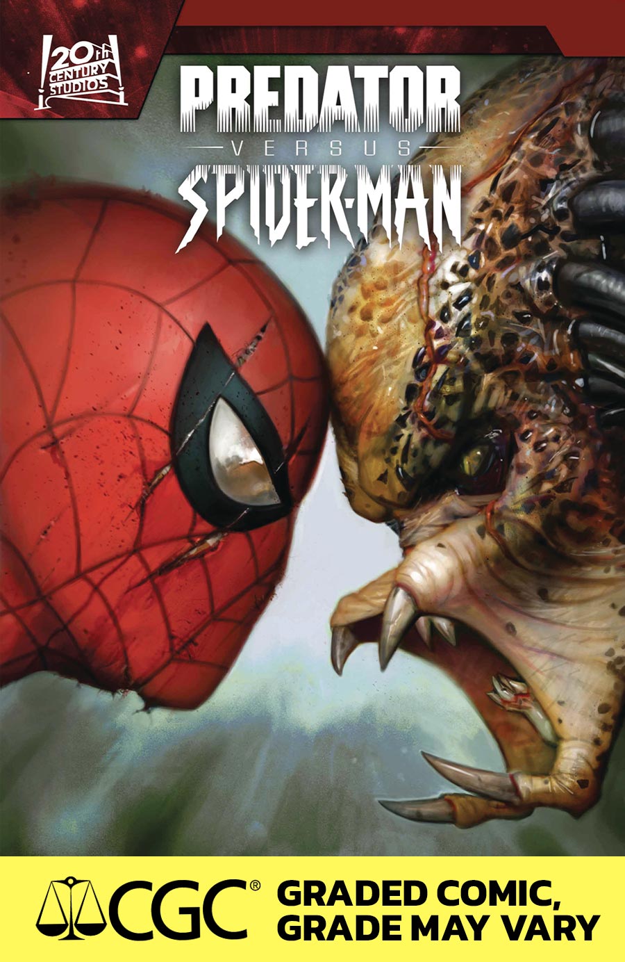Predator vs Spider-Man #1 Cover K DF Ryan Brown Variant Cover CGC Graded