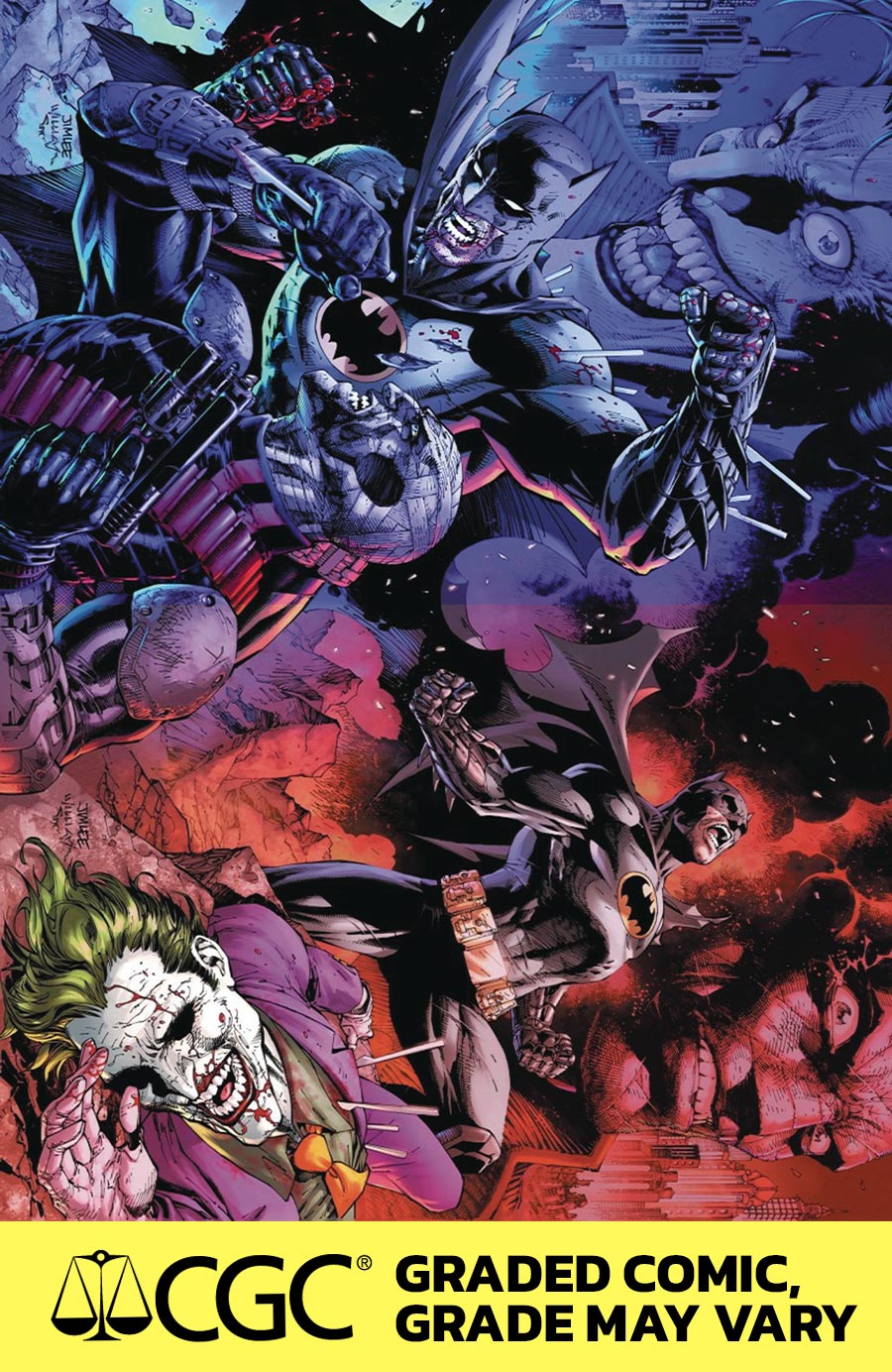 Batman Vol 3 #158 Cover U DF Jim Lee Connecting Variant Set CGC Graded 9.6 Or Higher (Hush 2 Part 1)