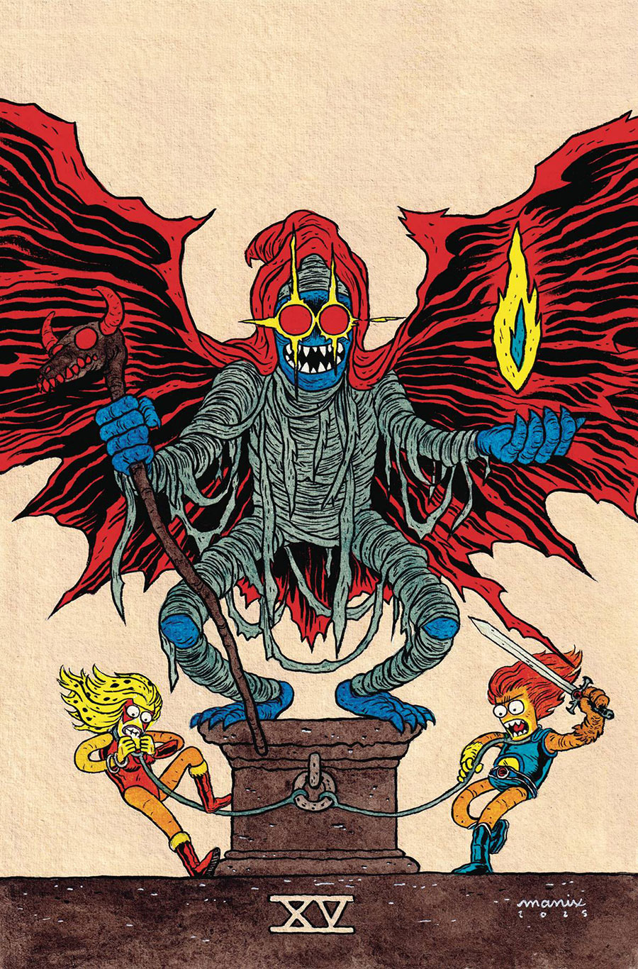 Thundercats Vol 3 #15 Cover J Variant Manix Foil Virgin Cover