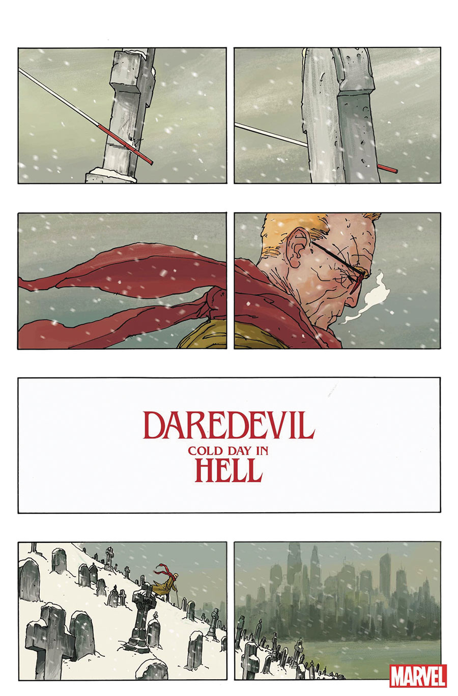 Daredevil Cold Day In Hell #1 Cover K DF Signed By Charles Soule