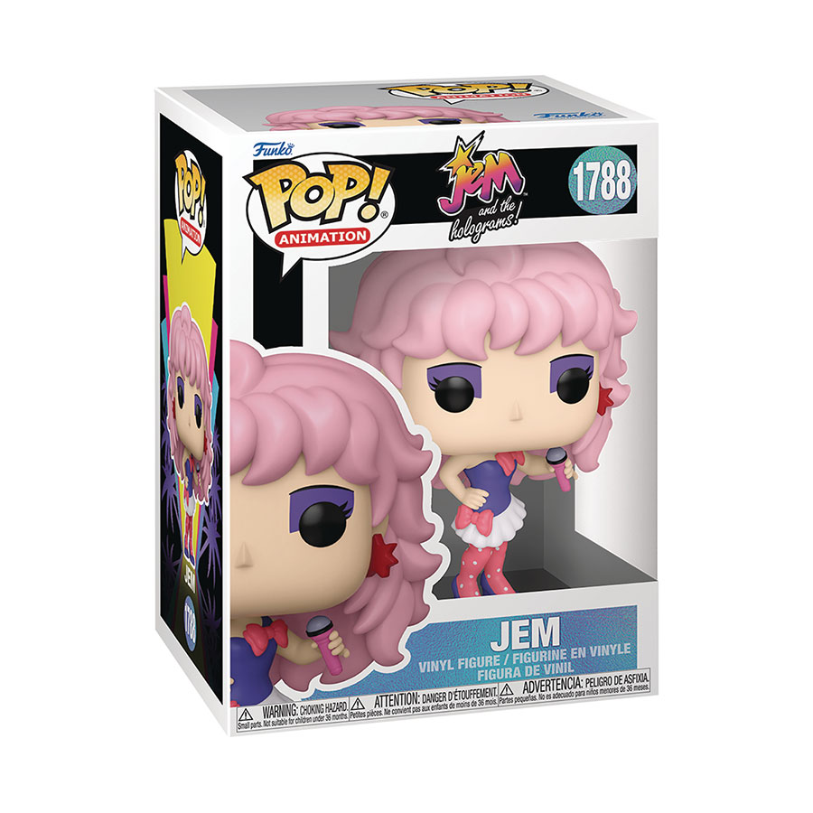 POP Animation Jem And The Holograms Jem Vinyl Figure