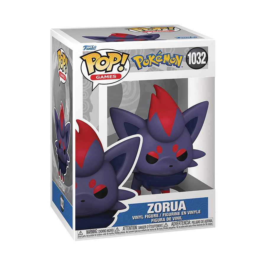 POP Games Pokemon Zorua Vinyl Figure