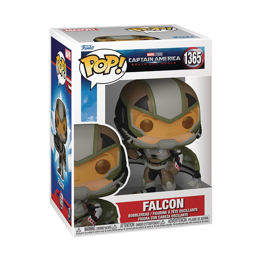 POP Marvel Captain America Brave New World Falcon Joaquin Torres Vinyl Bobble Head
